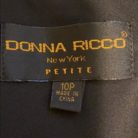 Donna Rico Women’s Blue and Black Animal Graphic Print Sleeveless Mini Dress 10P - Picture 8 of 11